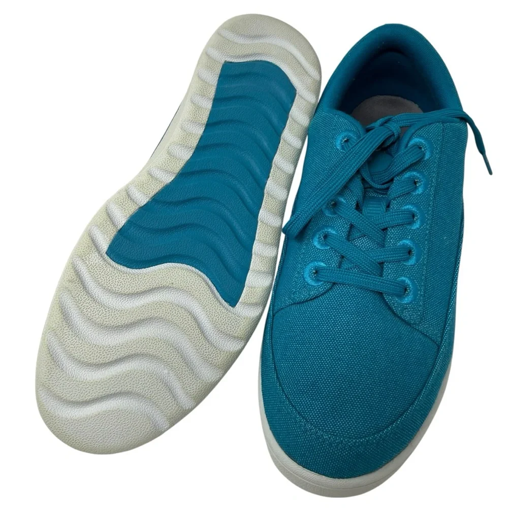 Allbirds Women's Size 9 Canvas Pacer Sneaker Thrive Teal perfect